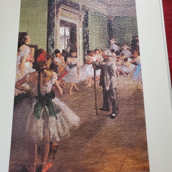 Ravensburger 1000 Piece Puzzle "Degas: The School of Dance" - Picture 2 of 9